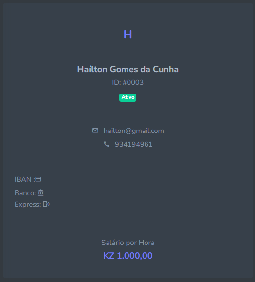 Relatório de horas